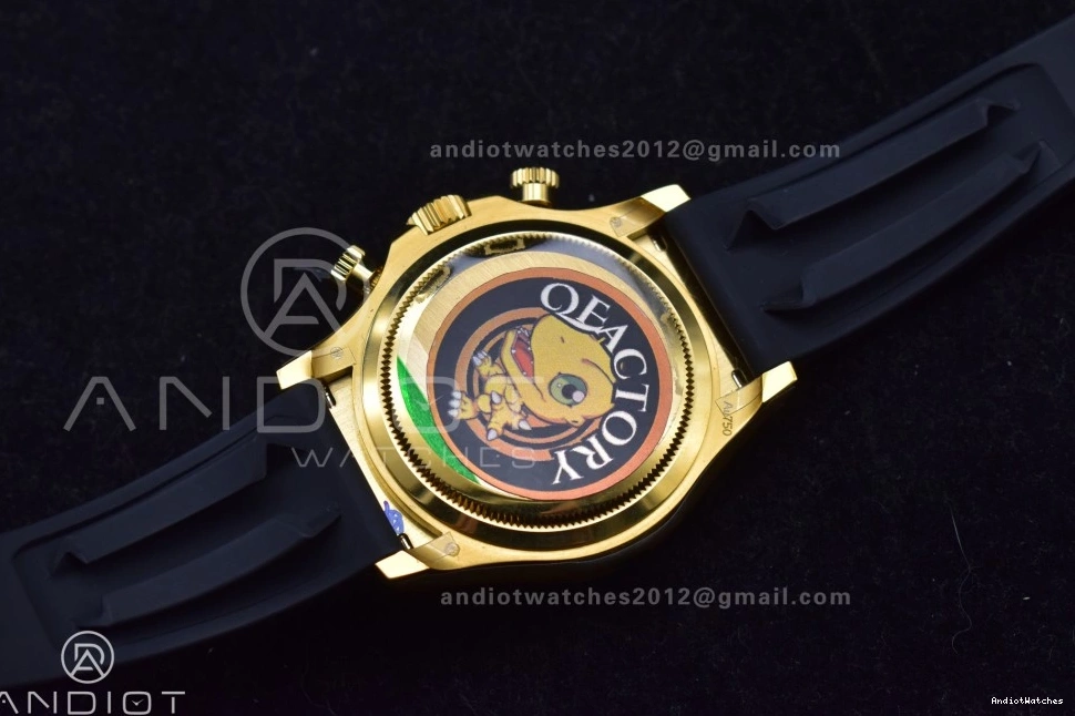 (Weighted) Diamonds Daytona Oysterflex 806 QF 126518 WellDesigned YG SH4131 Black Edition Best V6 Strap on Dial 1:1 0306